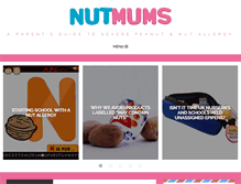 Tablet Screenshot of nutmums.com
